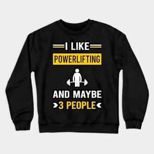 3 People Powerlifting Crewneck Sweatshirt